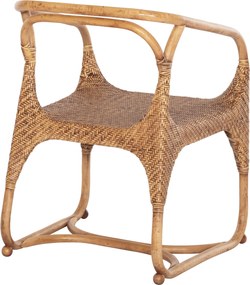 ΠΟΛΥΘΡΟΝΑ RELIK ΕΣΩΤ. ΧΩΡΩΝ HM9955.02 ΦΥΣΙΚΟ RATTAN-ΚΑΡΥΔΙ ΧΡΩΜΑ 60x57x79Υεκ.