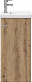 vidaXL Σετ Επίπλων Μπάνιου Artisan Δρυς 61 x 40 x 84,5 εκ