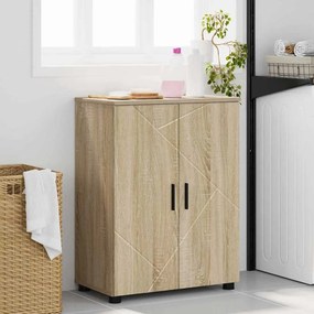 vidaXL Ντουλάπι Μπάνιου Δρύς Sonoma 60 x 35 x 80 εκ