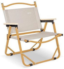 Καρέκλα Παραλίας Αναδιπλούμενη Daze 00-30513 52x53x78cm Grey-Sand