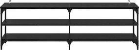 vidaXL Ντουλάπι TV Μαύρη Οξυά 160 x 30 x 50 εκ