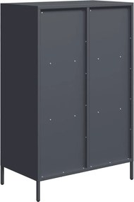 vidaXL Ντουλάπι Ανθρακί 68x39x103,5 εκ. από Χάλυβα