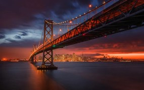 Φωτογραφία Fire over San Francisco, Toby Harriman