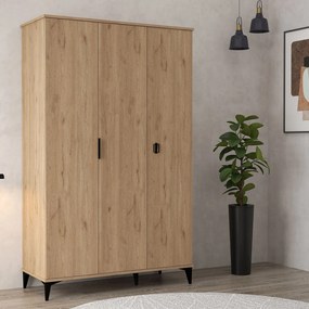 Ντουλάπα Sapphire Δρυς GRITRE 123x52x12