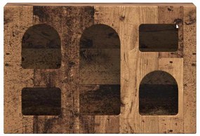 vidaXL Κρεμαστό ντουλάπι Παλιό ξύλο 60 x 20 x 40 εκ Επεξεργασμένο ξύλο