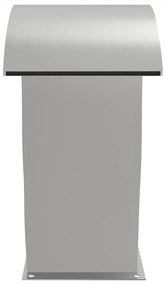 vidaXL Σιντριβάνι Πισίνας 22 x 60 x 70 εκ. από Ανοξείδωτο Ατσάλι 304