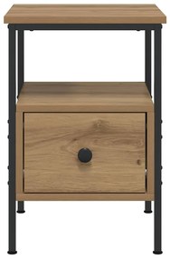 vidaXL Κομοδίνα 2 τεμάχια Artisan Oak 34x36x50 cm Κατασκευασμένο ξύλο