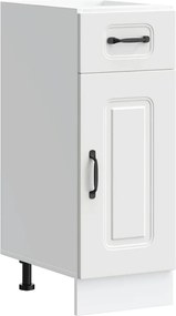 vidaXL ντουλάπι βάσης κουζίνας Kalmar Λευκό από Επεξεργασμένο Ξύλο