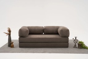Τριθέσιος Καναπές Comfort - Χρώμα Γκρι - 190x95x75εκ