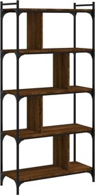 vidaXL Βιβλιοθήκη 5 Επιπέδων Καφέ Δρυς 76 x 32 x 158 εκ. Επεξ. Ξύλο