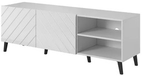 TV stand 150 ABETO mat white/ gloss white DIOMMI CAMA-ABETO-RTV-150-BI/BI