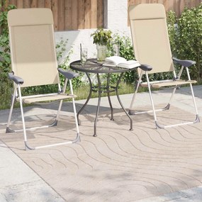 vidaXL Χαλιά χώρου τετράγωνο PALMERAS Μπεζ 120 x 120 cm Πολυεστέρας