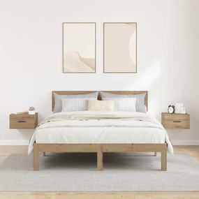 vidaXL Κομοδίνο 2 τεμ. artisan δρυς 35 x 35 x 20 εκ Επεξεργασμένο Ξύλο