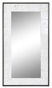 Τοίχο καθρέφτη DKD Home Decor Λευκό Σύγχρονη 130 x 4 x 70 cm