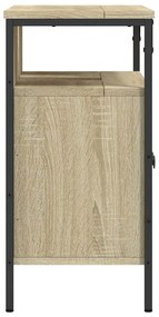 vidaXL Ντουλάπι Νιπτήρα Μπάνιου Sonoma Δρυς 60x30x60 εκ. Επεξ. Ξύλο