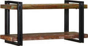 vidaXL Ράφι τοίχου Πολύχρωμο μασίφ ξύλο αναγεννημένο