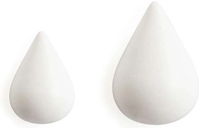 Κρεμάστρα Drop It (Σετ 2Τμχ) 331510 5x8x7,7cm White Normann Copenhagen Ξύλο
