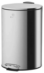 Κάδος Απορριμμάτων Μπάνιου (Φ25x37) Estia 12lt Inox Matt 02-0066