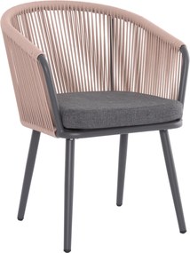 ΠΟΛΥΘΡΟΝΑ ΑΛΟΥΜΙΝΙΟΥ HARRIET HM5548.12 ΑΝΘΡΑΚΙ-ΜΠΕΖ ΣΧΟΙΝΙ 60x62x80,5Υεκ