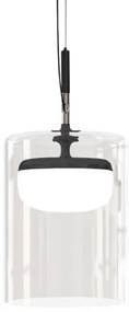 Κρεμαστό Φωτιστικό Οροφής LED 8,5W 2700K Dimmable Triac Κρύσταλλο Diver S1 Prandina-1C71000113501-Μαύρο 1C71000113501