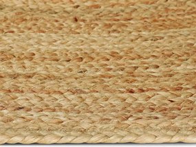 vidaXL Χαλιά χώρου Ωοειδής Φυσικό 100 x 152 εκ. Γιούτα