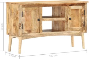 vidaXL Μπουφές 100 x 35 x 60 εκ. από Μασίφ Ξύλο Μάνγκο