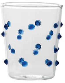 Ποτήρι Party Junior PY00307 95ml Blue-Clear Zafferano Glass