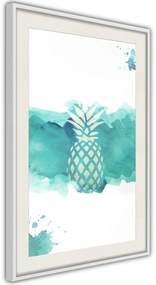 Αφίσα - Pastel Pineapple - 40x60 - Μαύρο - Με πασπαρτού