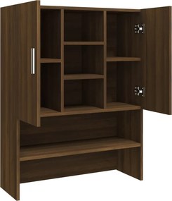 vidaXL Ντουλάπι Πλυντηρίου Καφέ Δρυς 70,5 x 25,5 x 90 εκ.