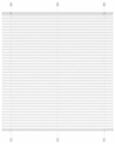 Πλισέ περσίδα Λευκό 120x100 cm Πλάτος υφάσματος 119,4 cm - Λευκό