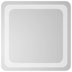 vidaXL Καθρέφτης Μπάνιου με LED 40x40 εκ.