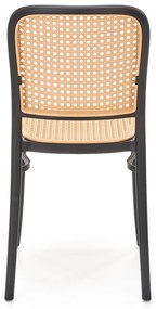 K483 chair natural/black DIOMMI V-CH-K/483-KR