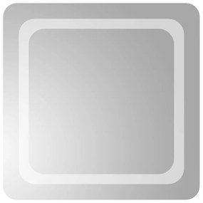 vidaXL Καθρέφτης Μπάνιου με LED 50x50 εκ.