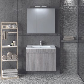 ΣΕΤ ΕΠΙΠΛΟΥ OMEGA 75 cm NEW χρ. GREY OAK  9SOM075GONW