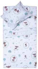 Σεντόνια Βρεφικά Μπάμπι (Σετ 3τμχ) White Viopros Cradle 120x160cm 100% Cotton