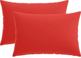 vidaXL Κάλυμμα Μαξιλαριού 2 pcs HEERLEN Κόκκινο 50 x 80 cm Πολυεστέρας