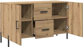 vidaXL Σκευοθήκη Δρυς τεχνίτης 100x36x60 cm Κατασκευασμένο ξύλο