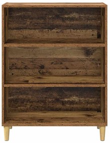 vidaXL Πλαϊνό γραφείο Παλιό ξύλο 69,5 x 32,5 x 90 εκ