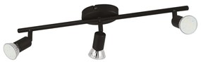 Φωτιστικό Σποτ Eglo 32431 BUZZ-LED Μαύρο Ματ (Black Mat) 3000K