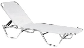 Ξαπλώστρα Creta White Ε281,3 60Χ197X30 cm