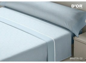 Σετ σεντονια D'Or BRISTOL Μπλε Kρεβάτι 180 εκ Franela