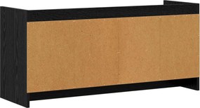 vidaXL Ντουλάπι TV 102 x 33 x 47 εκ Μαύρη Δρυς Επεξεργασμένο Ξύλο