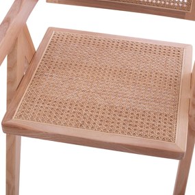 Καρέκλα BLAIRE Ξύλινη με Μπράτσα 52x50x80Υεκ. 52x50x80 εκ.