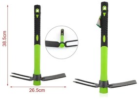 KMT Τσάπα-Αξίνα Κήπου Με Λαστιχένια Λαβή 38.5cm - KMT Tools Garden Hoe-Pickaxe With Rubber Handle