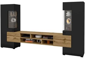 Σύνθεση Τηλεόρασης Bryant 162608579 269,8x45x143cm Black-Oak