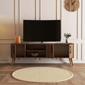 Έπιπλο Τηλεόρασης Καρυδί DOZU 150x34x52