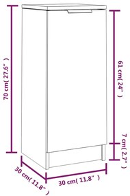 ΝΤΟΥΛΑΠΙΑ 2 ΤΕΜ. ΓΥΑΛ. ΛΕΥΚΟ 30X30X70 ΕΚ. ΕΠΕΞΕΡΓΑΣΜΕΝΟ ΞΥΛΟ 811146