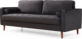 3-Seat Sofa Rome - Black Black
Oak