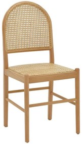 Καρέκλα Alessia 263-000010 43x40x89cm Natural Rattan,Ξύλο