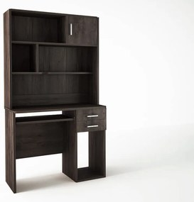 Γραφείο με εταζέρα σε χρώμα βέγγε 100x55x180